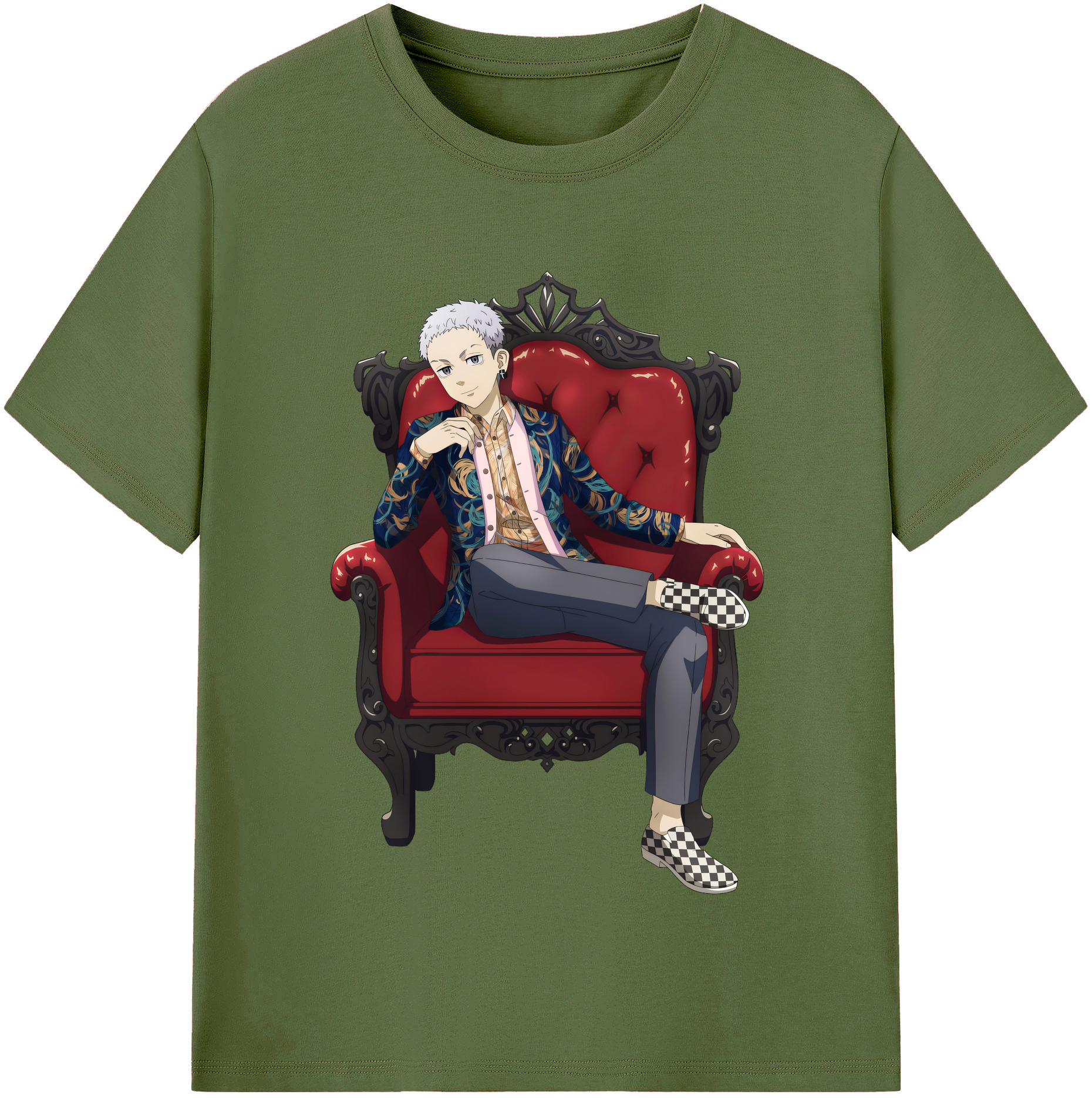 （画像用） 東京リベンジャーズ Tokyo Revengers 綿100％半袖Tシャツ（フロントプリント）